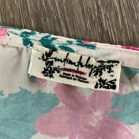 NWOT Free People It’s That Simple Floral Satin Cami Tank Top (S) - Picture 6 of 7